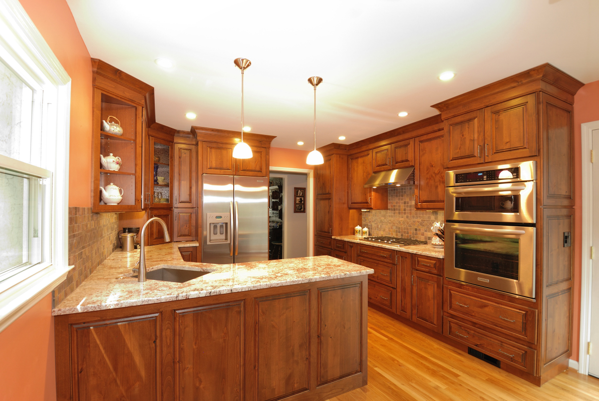 best location for recessed light in kitchen