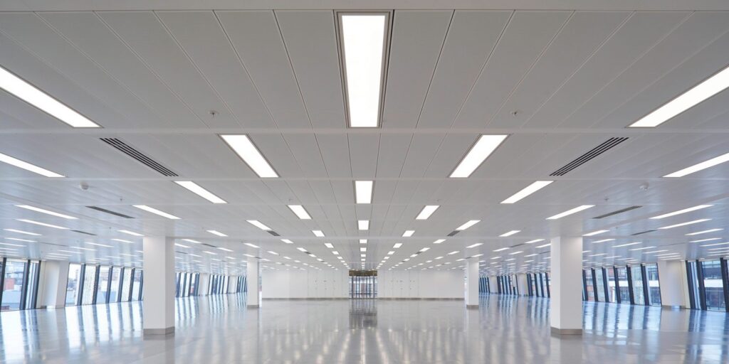 Amazon Com Modern Office Lighting Led Strip Light Chandelier Lamp Modern Office Office Lighting Long Strip Aluminum Lamp Pendant Lamp Color Black120 Size White Light Home Kitchen