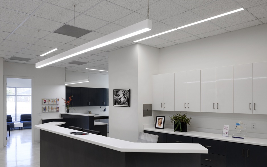 Linear office lighting discount