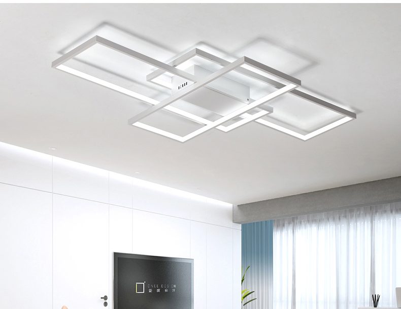 Rectangular Modern Led Ceiling Light Blocks Modern Place