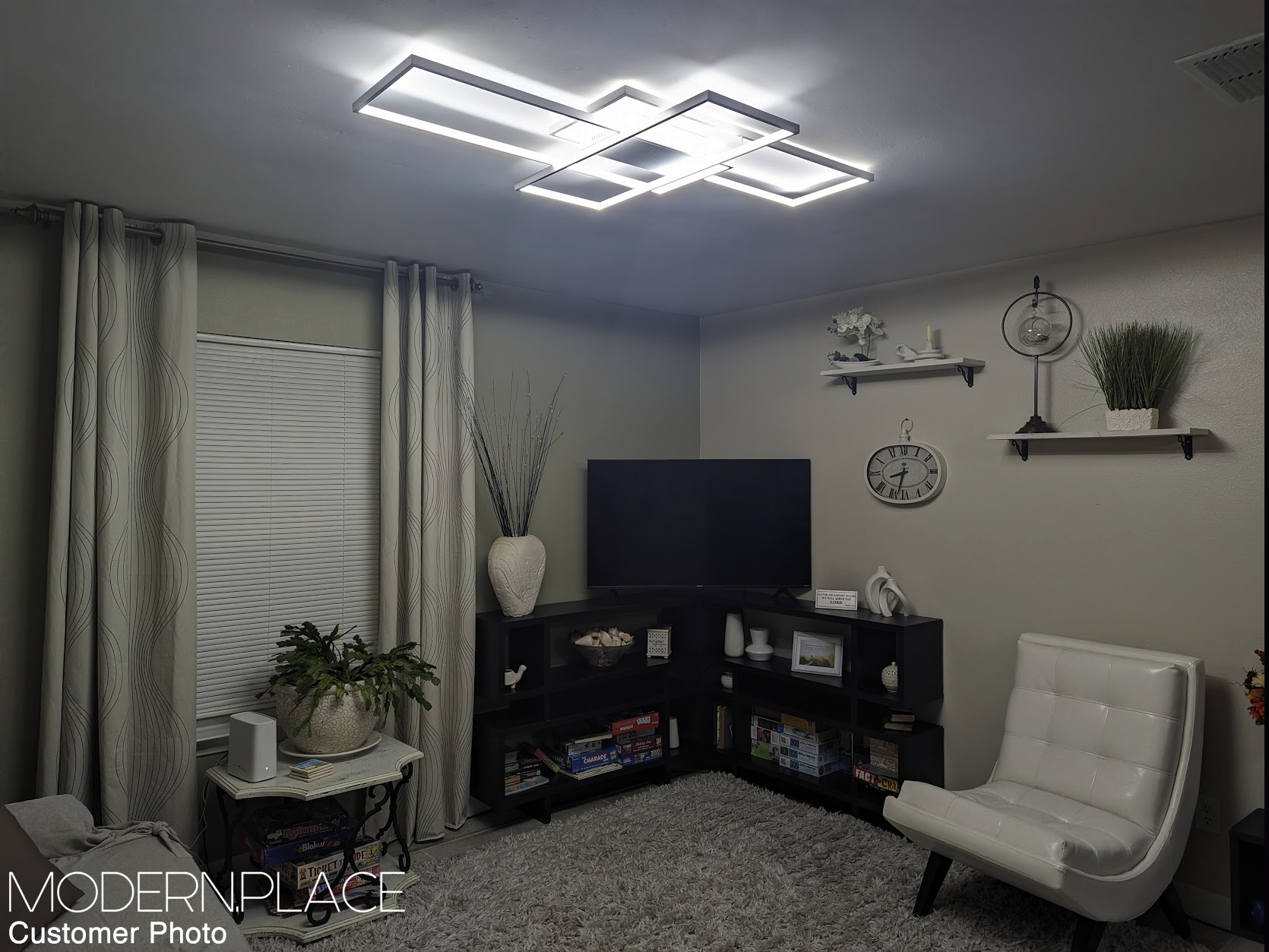 Rectangular Modern LED Ceiling Light - Blocks | Modern.Place