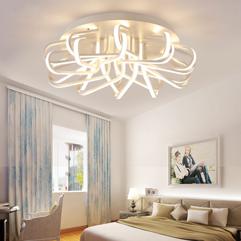 Mesh Modern Round Ceiling Fixture Modern Place
