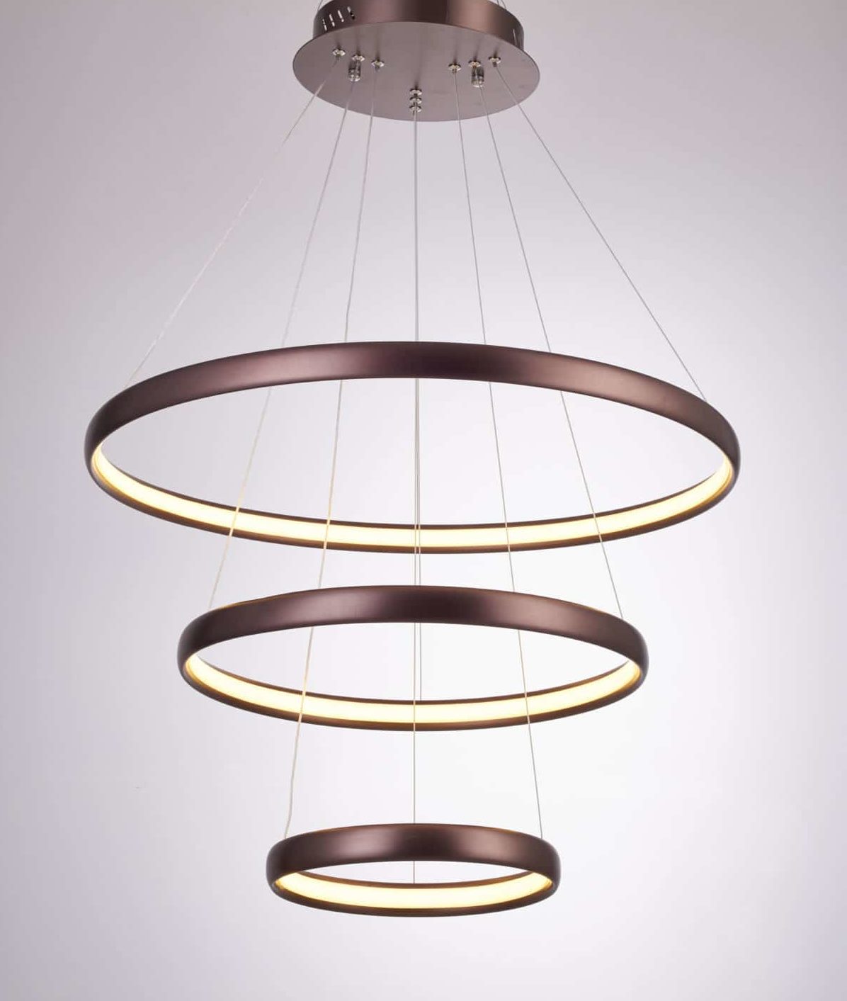 Round LED Ring Hanging Light, for Hotel, Office, Restaurant, Color : White  at Rs 16,000 / Piece in Delhi