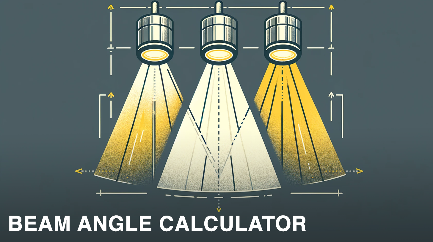 Lighting beam angle spread calculator modern place